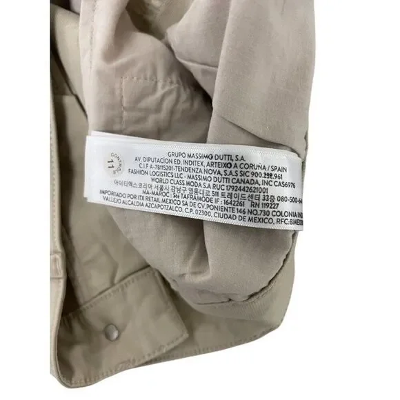 Massimo Dutti Men Denim Pants EU 46 US 36 Beige Slim Fit Trousers 0042/064 NWT